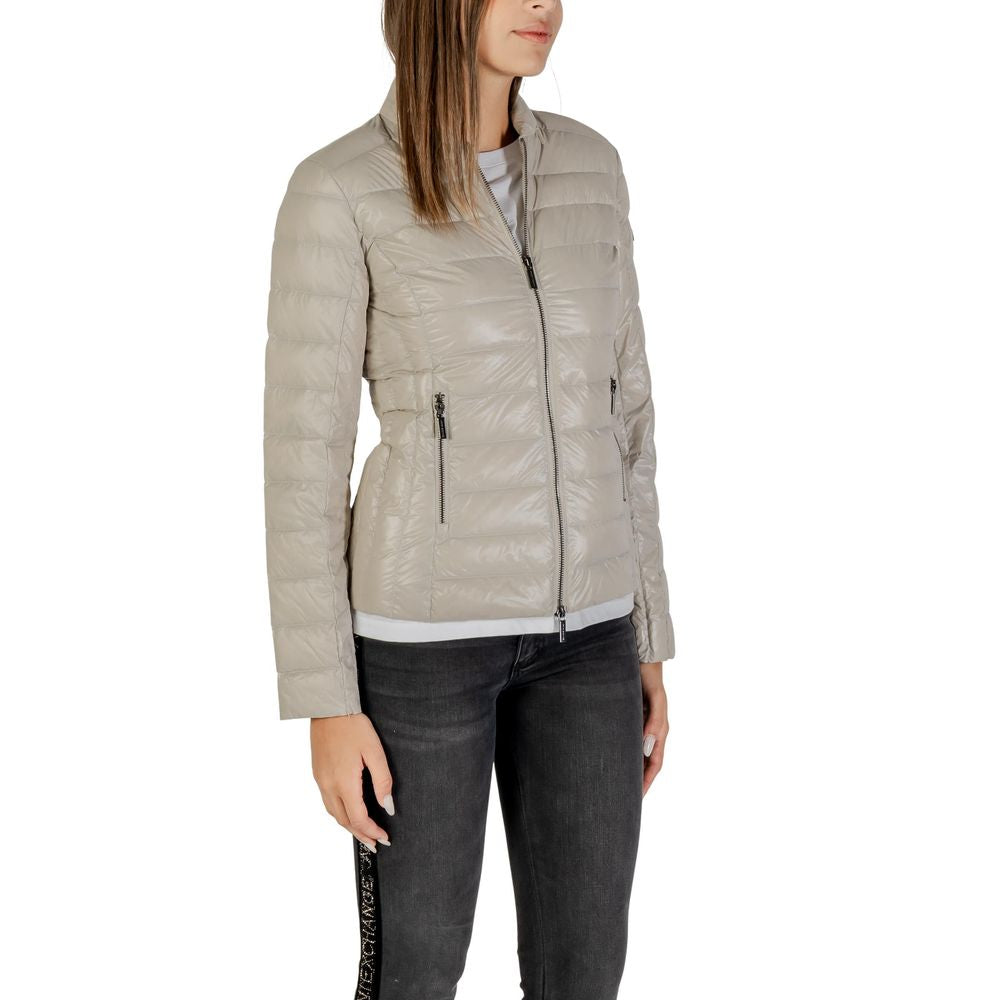 Armani Exchange Beige Polyamide Coat - Women's Down Jacket