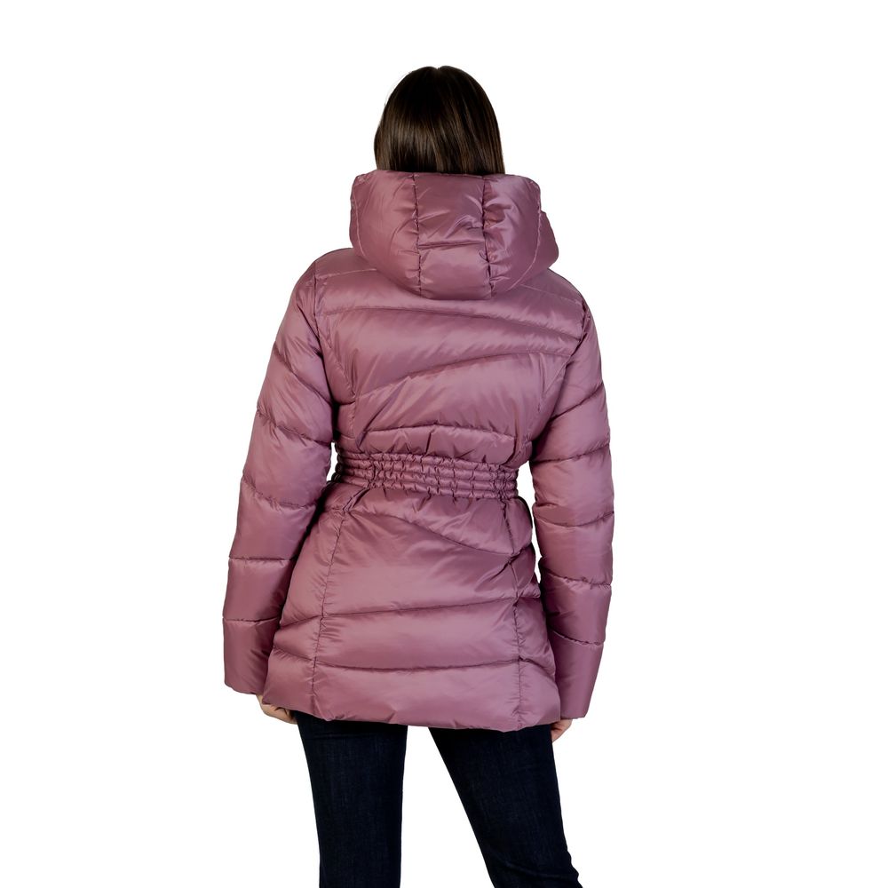 EA7 Emporio Armani Purple Puffer Jacket for Women