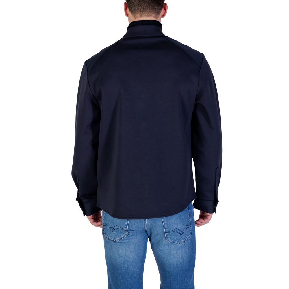 Antony Morato Blue Cotton Shirt - MMSL00771-FA150168