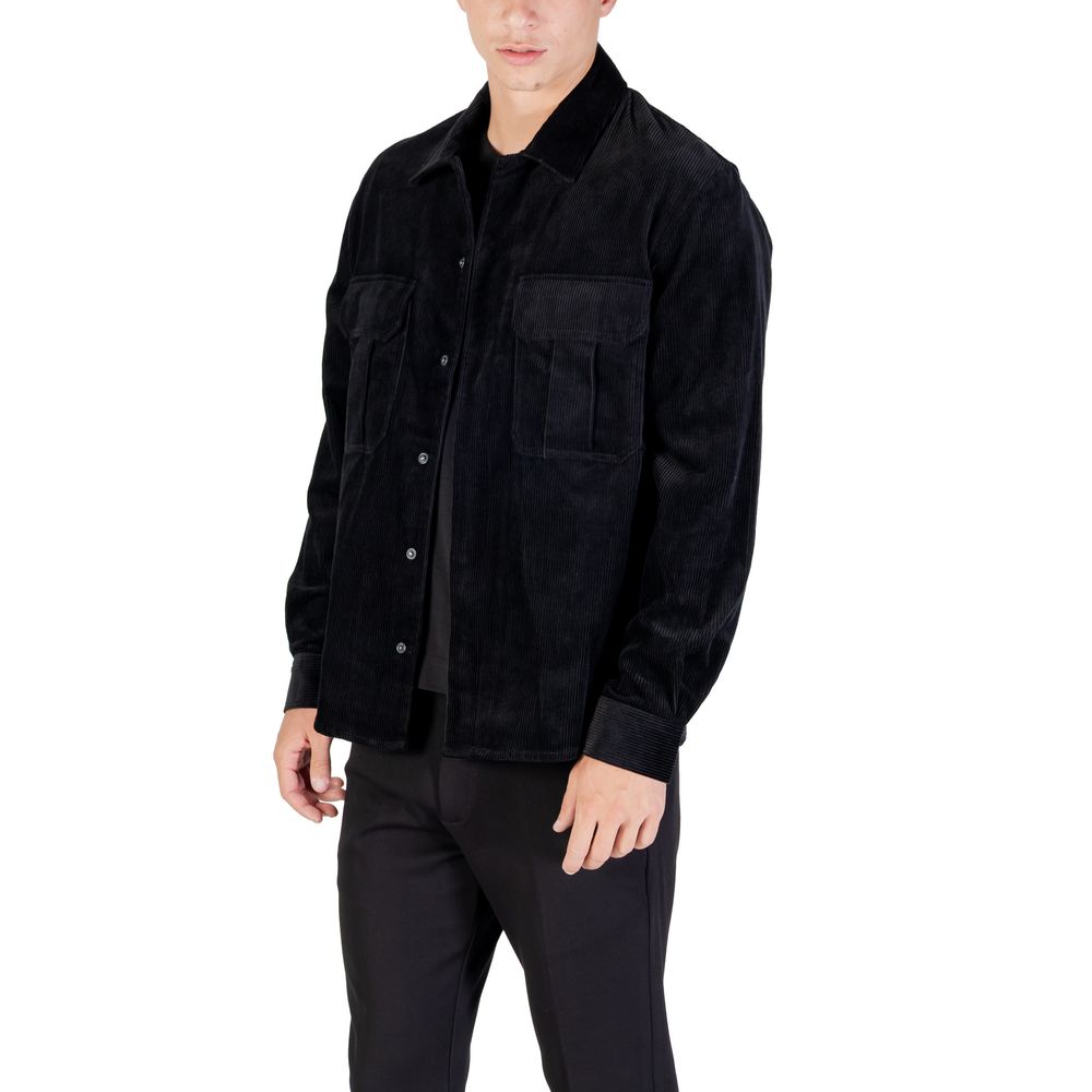 Antony Morato Black Cotton Shirt - Elegant & Versatile