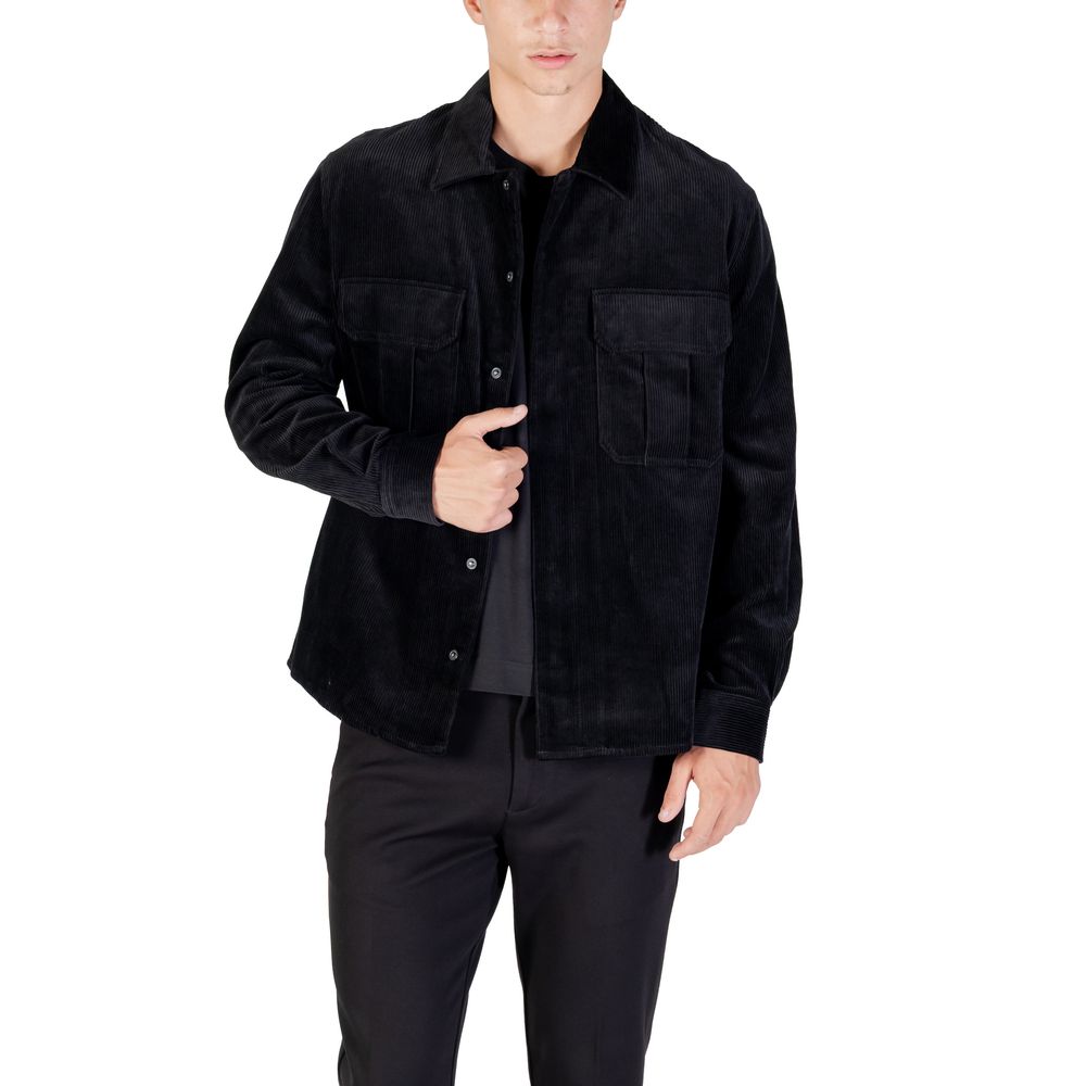 Antony Morato Black Cotton Shirt - Elegant & Versatile