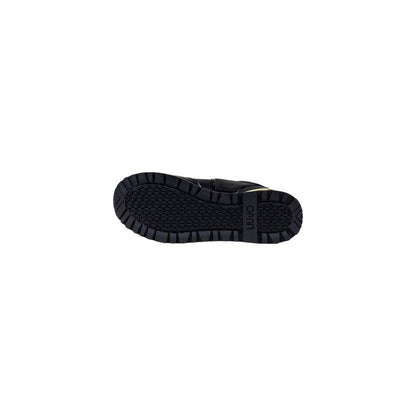 Liu Jo Black Faux Leather Maxi Wonder 01 Platform Sneakers