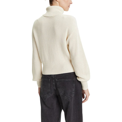 Calvin Klein Jeans Blown Up CK Loose Sweater Contra in Beige