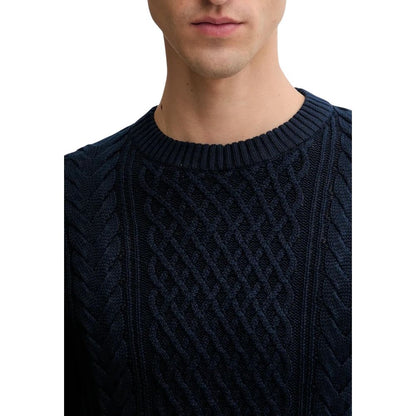 Tommy Hilfiger Jeans Blue Recycled Cotton Sweatshirt
