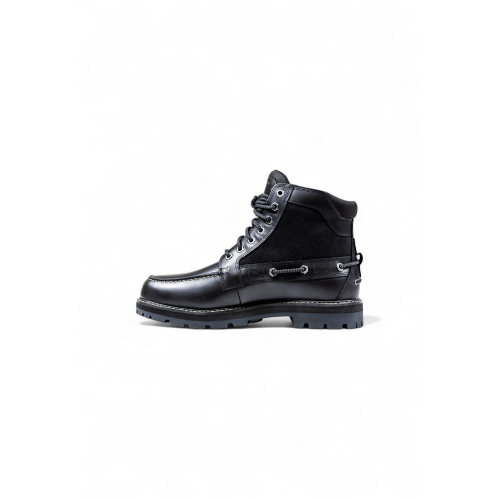 Timberland Black Leather Lace-Up Boots: The Ultimate Mid-Cut Companion