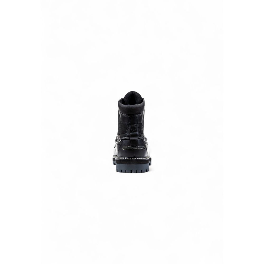 Timberland Black Leather Lace-Up Boots: The Ultimate Mid-Cut Companion