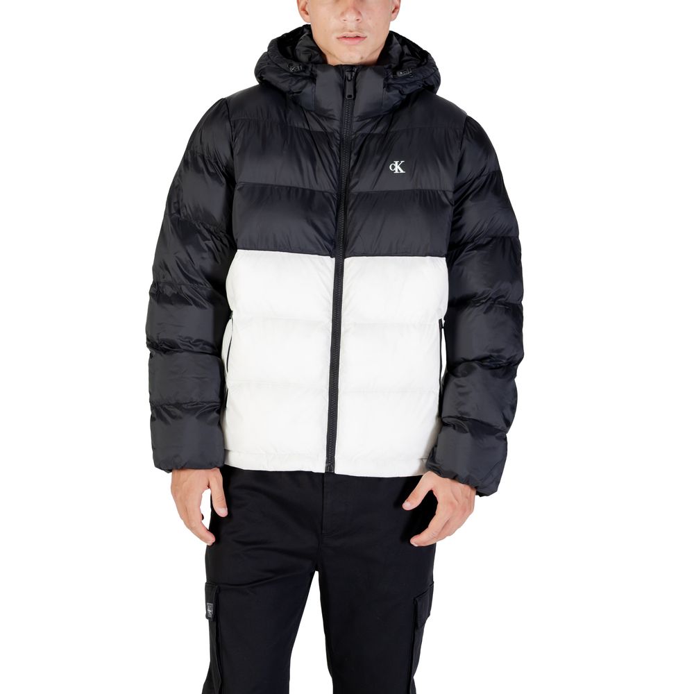 Calvin Klein Jeans Cream Polyamide Puffer Jacket