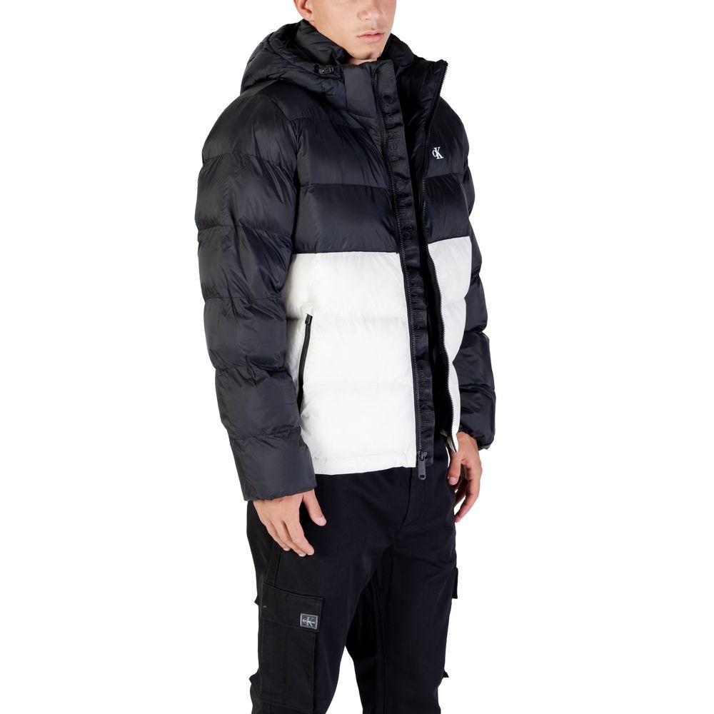 Calvin Klein Jeans Cream Polyamide Puffer Jacket
