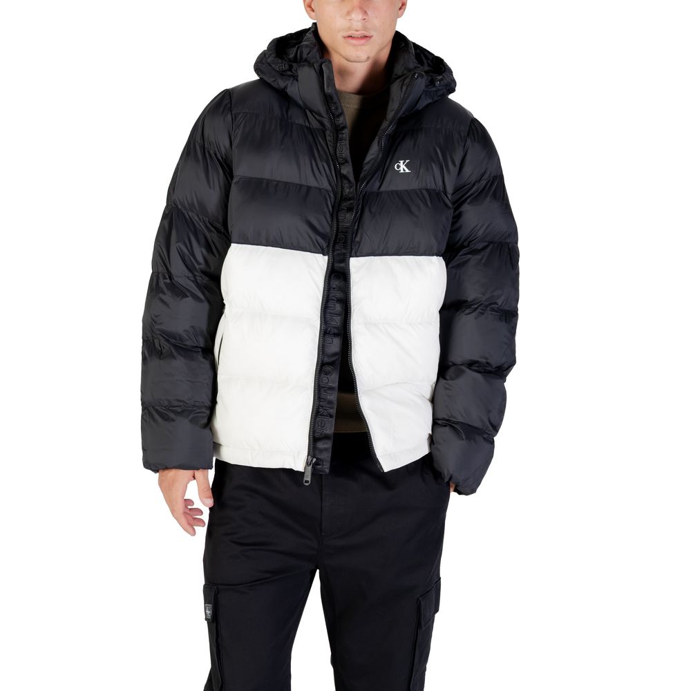 Calvin Klein Jeans Cream Polyamide Puffer Jacket