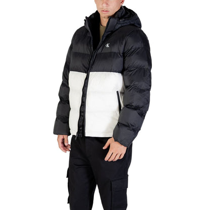 Calvin Klein Jeans Cream Polyamide Puffer Jacket