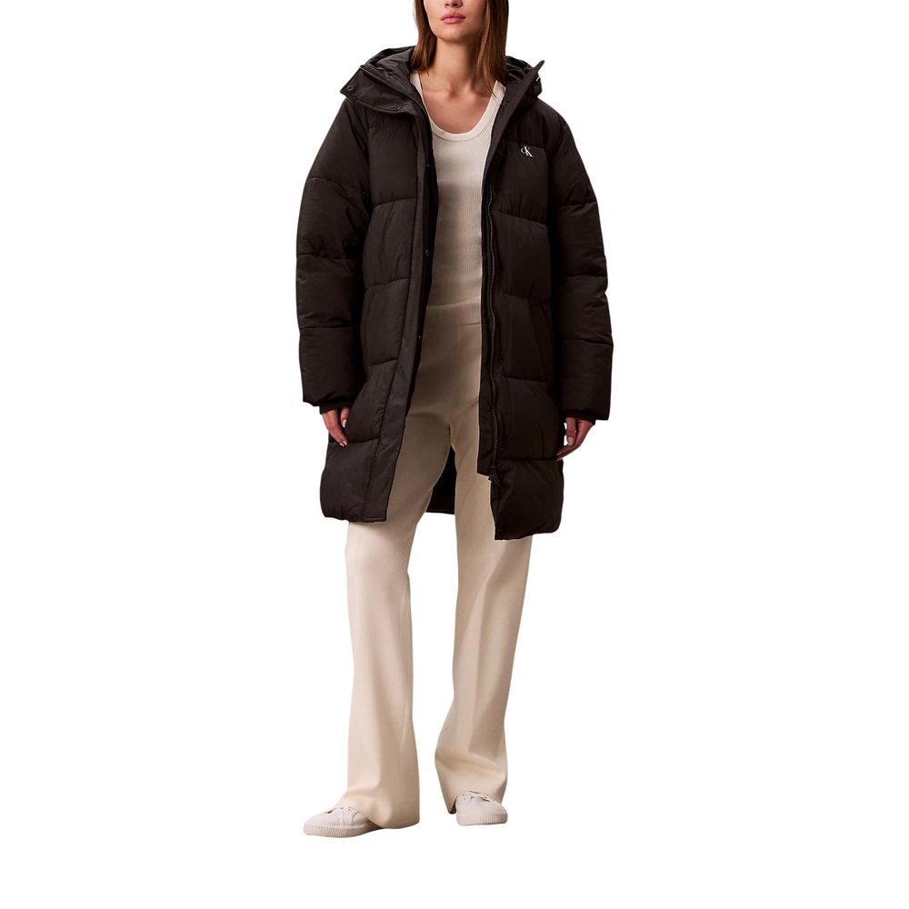 Calvin Klein Jeans Belted Midweight Long Puffer Coat