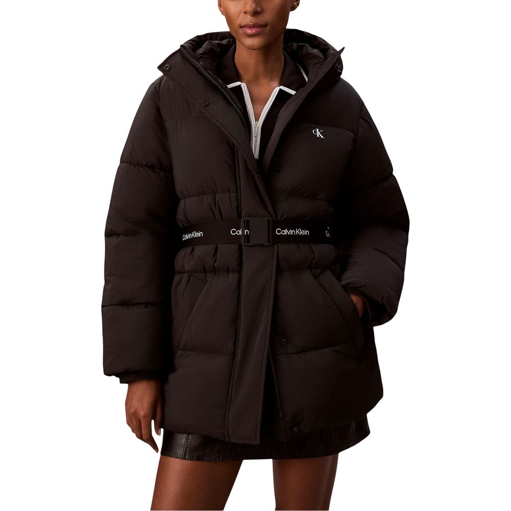 Calvin Klein Jeans Belted Midweight Puffer Coat for Women