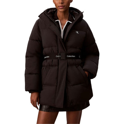 Calvin Klein Jeans Belted Midweight Puffer Coat for Women