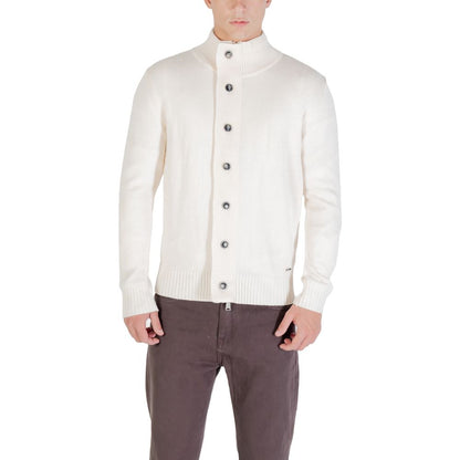 Gianni Lupo Cream Marabou Sweatshirt