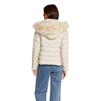 Morgan De Toi 242-GKIDIA Women's Puffer Jacket in Beige