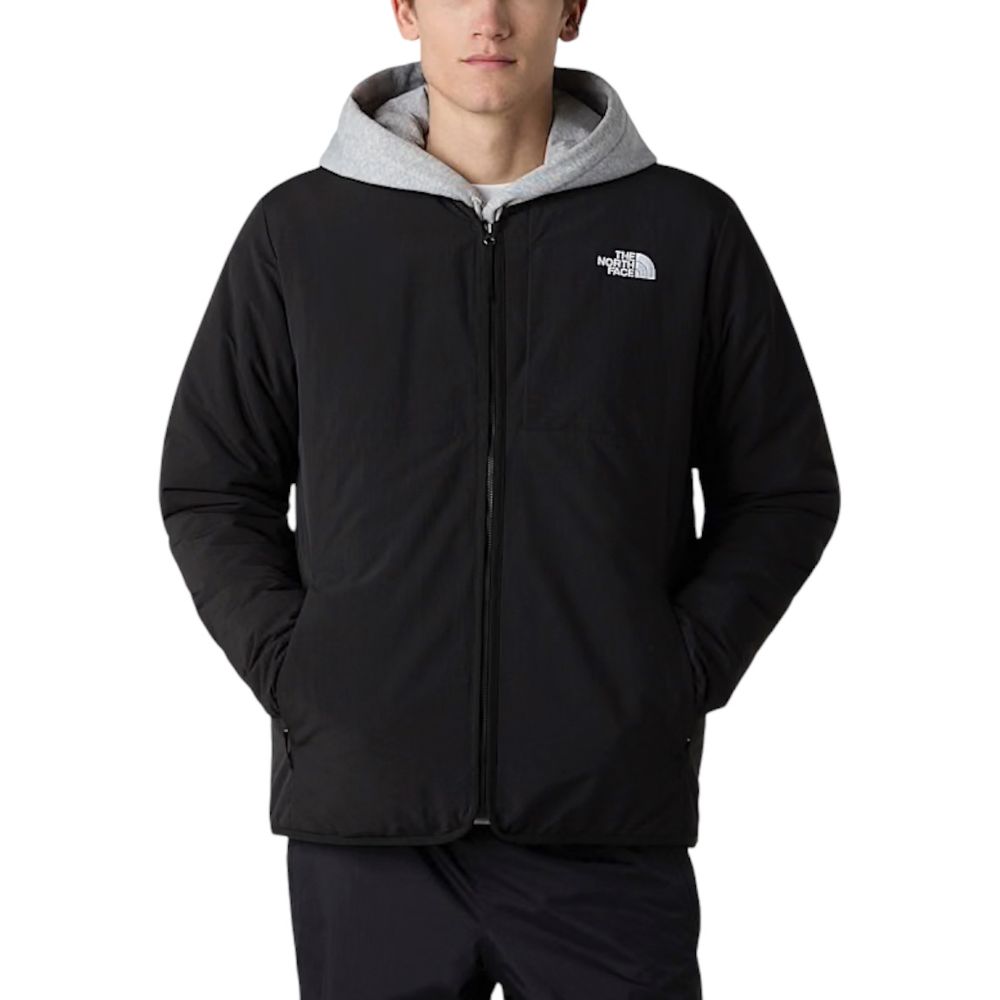 The North Face Black Nylon Coat - M ILTI Liner Jacket for Men