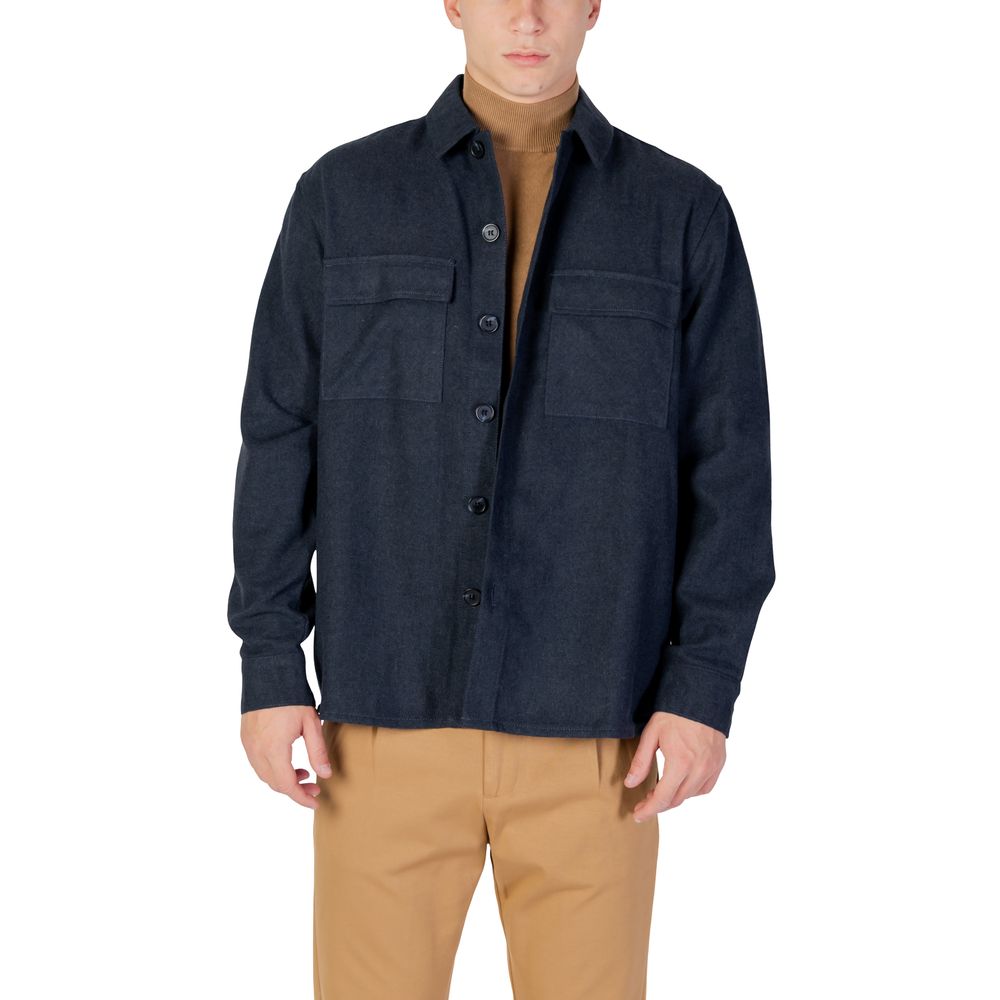 Only & Sons Blue Denim Overshirt for Men