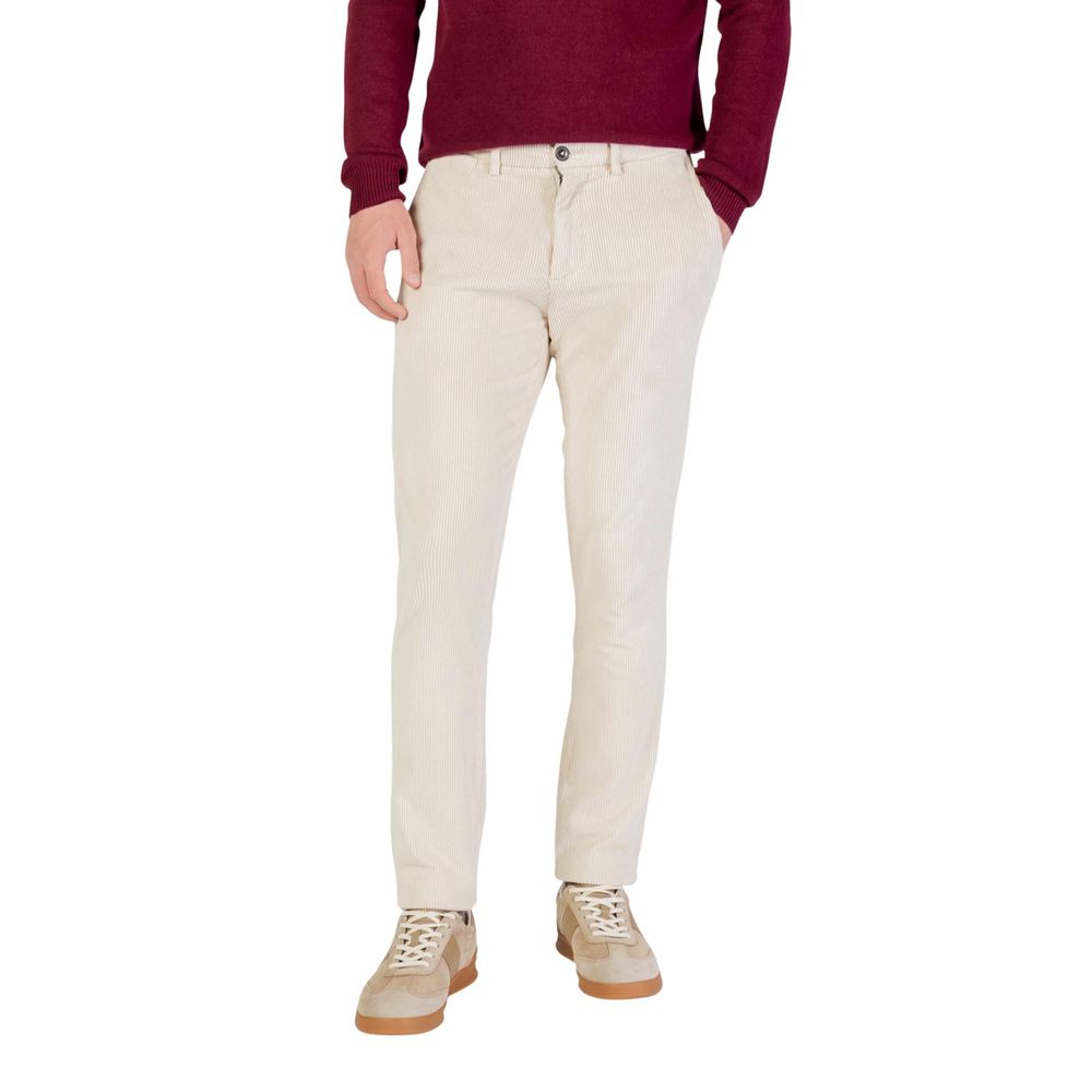 Borghese 5WPA01 V08/VL08 Beige Cotton Pants for Men