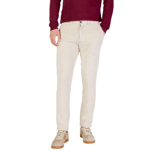 Borghese 5WPA01 V08/VL08 Beige Cotton Pants for Men