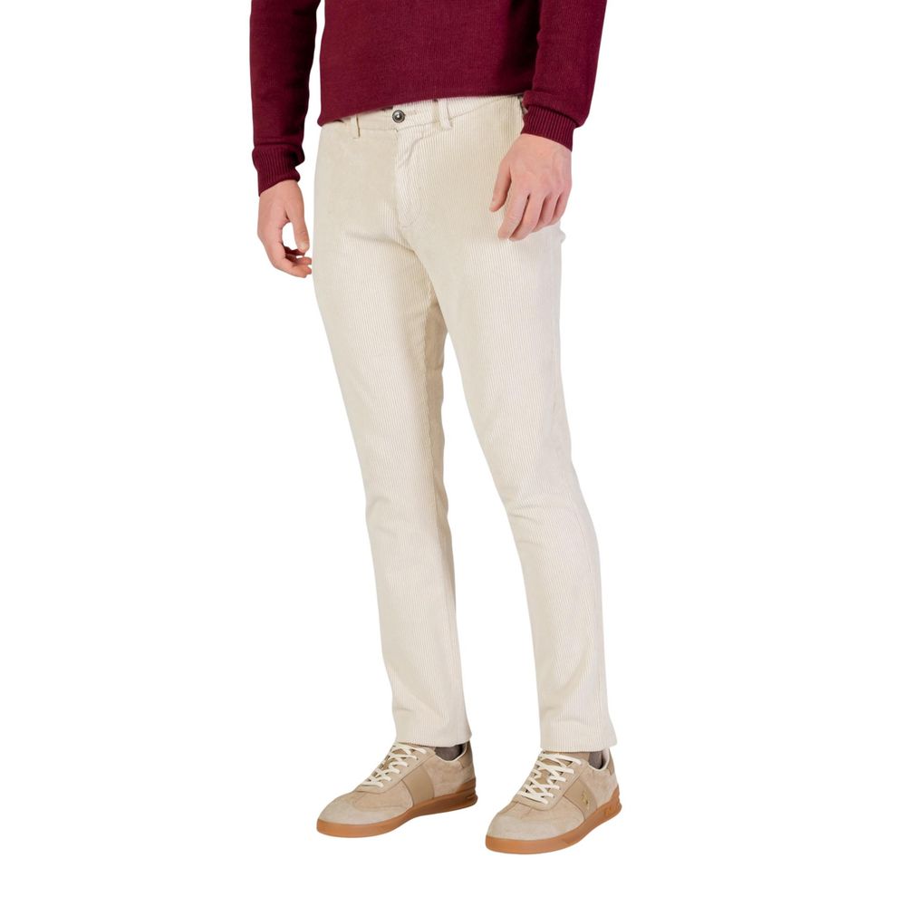 Borghese 5WPA01 V08/VL08 Beige Cotton Pants for Men
