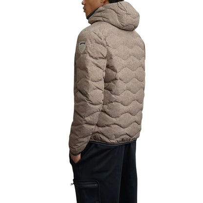 Blauer Brown Polyester Coat - WAVE 25WBLUC03074 Men's Down Jacket