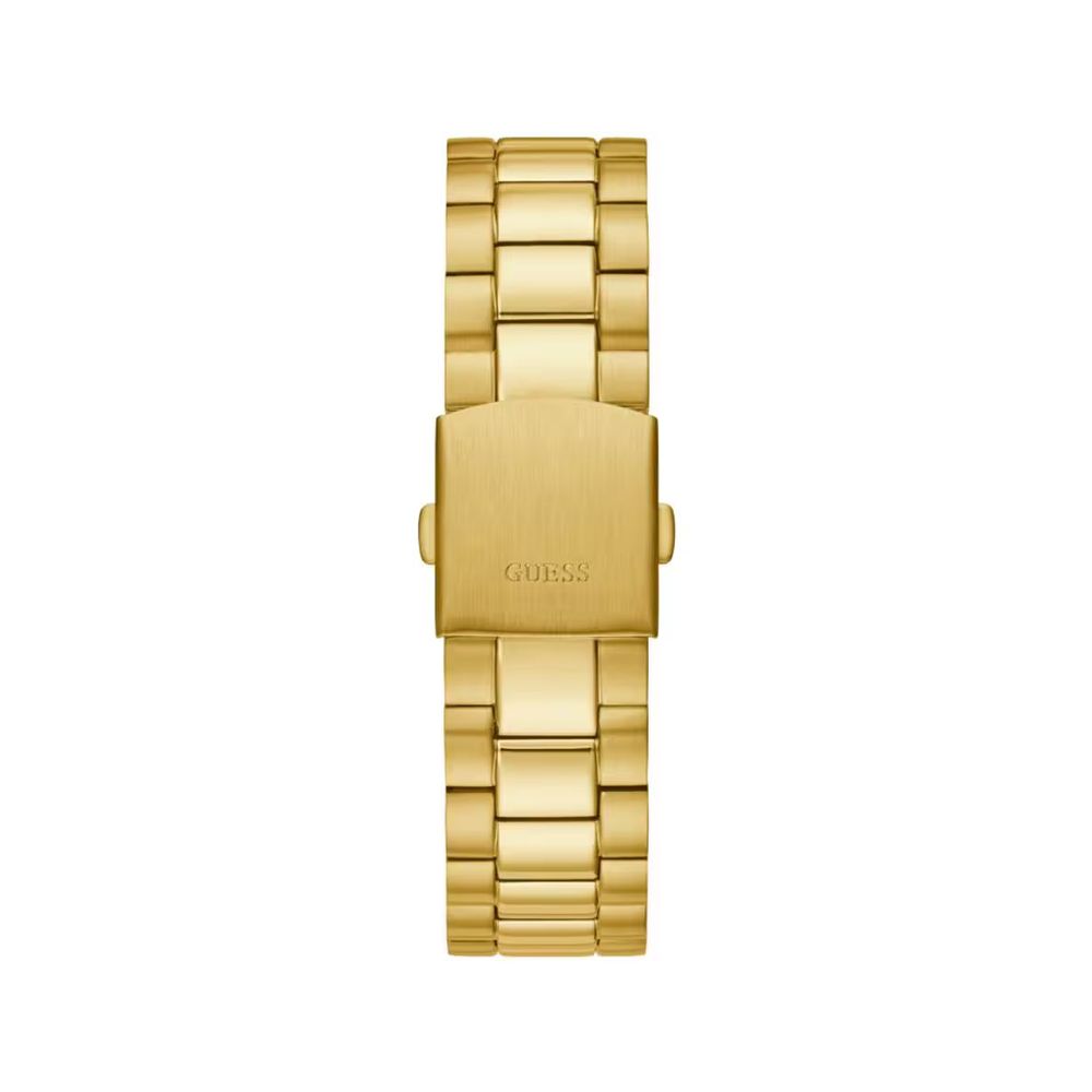 GUESS Men's Gold Stainless Steel Connoisseur Dress Watch