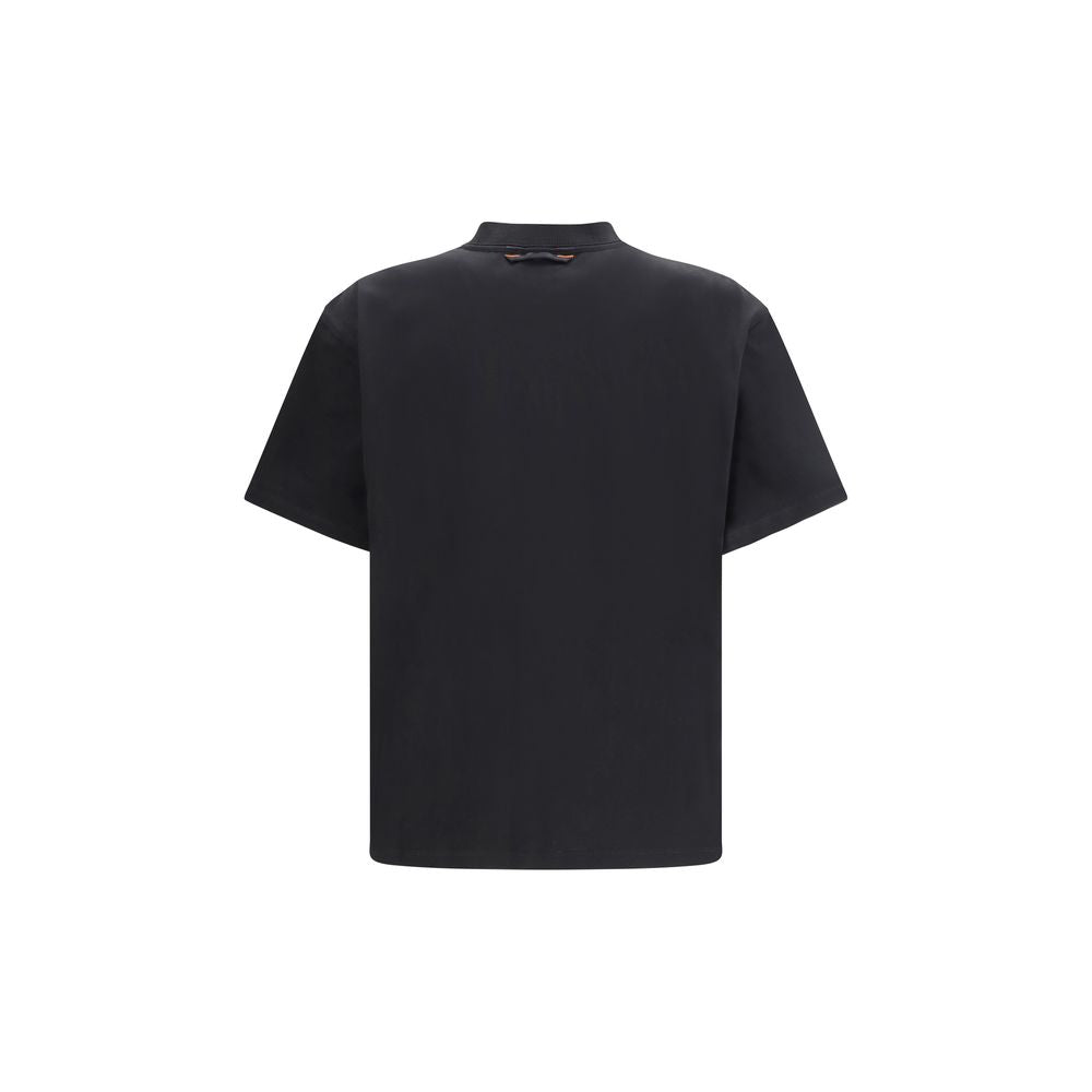 Parajumpers Black Cotton T-Shirt - Reg T-shirt