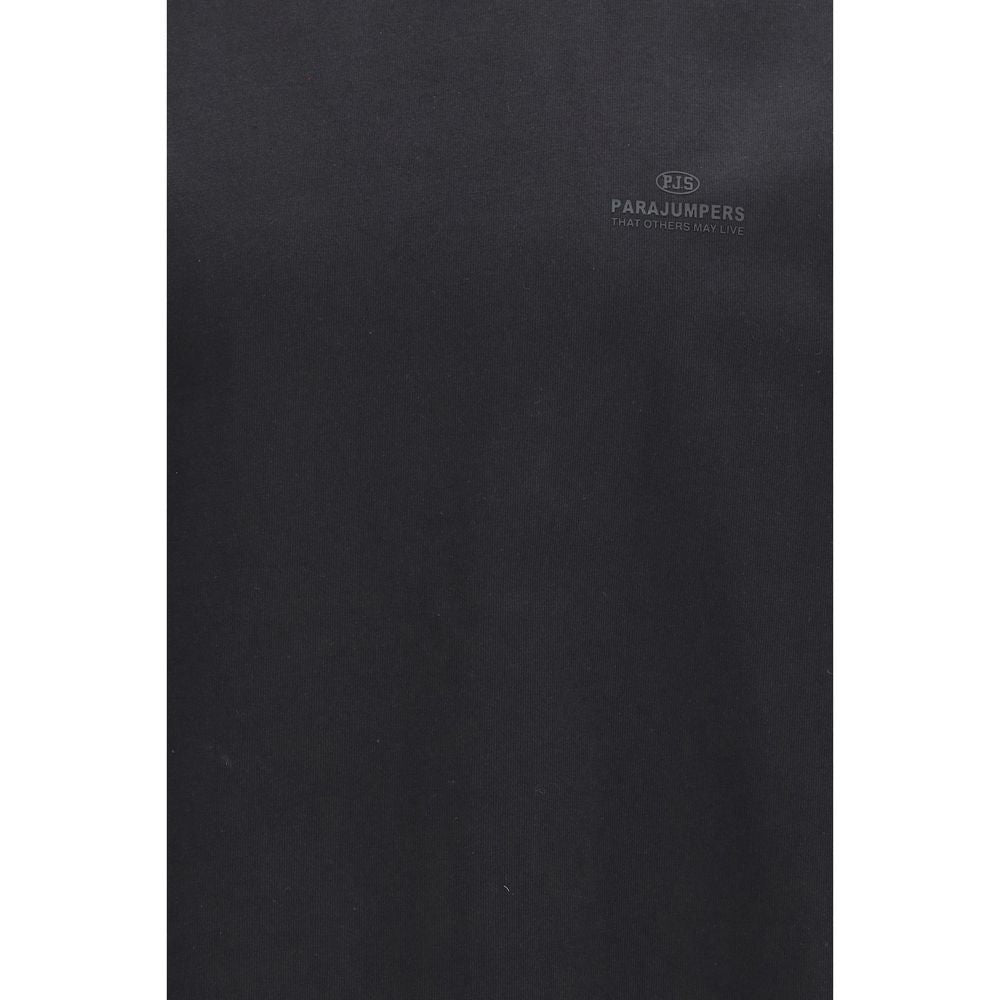 Parajumpers Black Cotton T-Shirt - Reg T-shirt