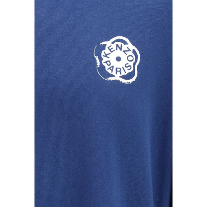 Kenzo Blue Cotton Boke Flower 2.0 Long-Sleeved T-Shirt