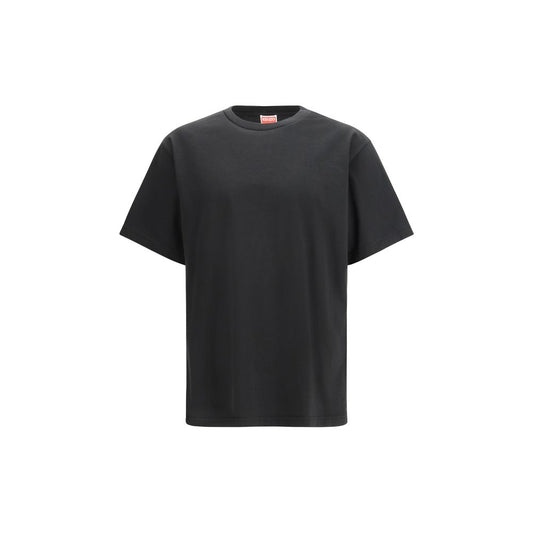 Kenzo Black Cotton T-Shirt - Boke Flower 2.0 Embroidered Oversized Tee