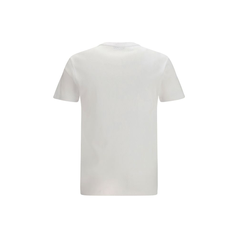 Tom Ford White Cotton T-Shirt - Perforated Elegance