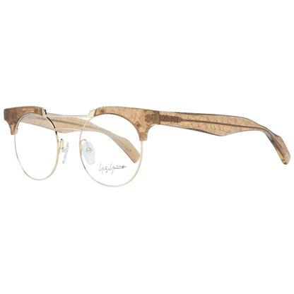 Yohji Yamamoto Women's Gold Optical Glasses – Round Frame
