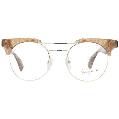 Yohji Yamamoto Women's Gold Optical Glasses – Round Frame