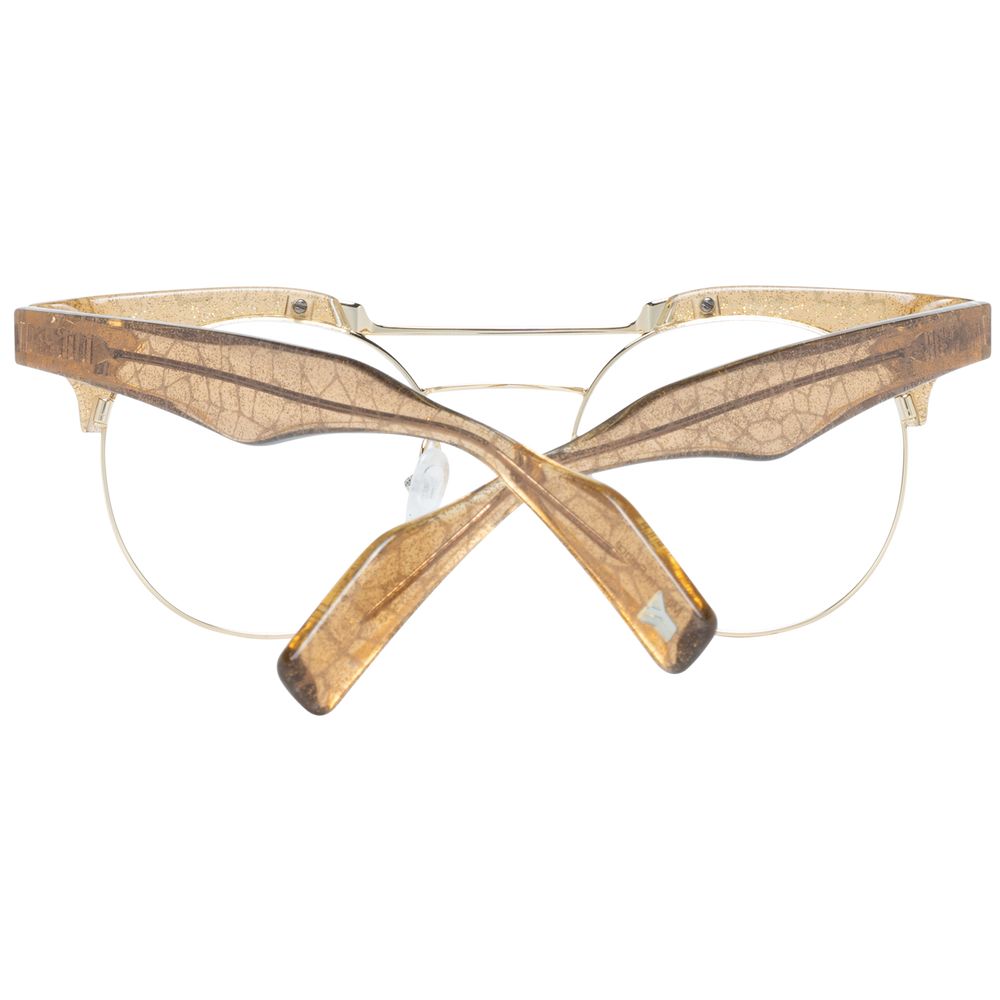 Yohji Yamamoto Women's Gold Optical Glasses – Round Frame