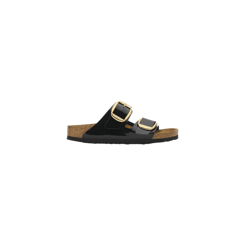 Birkenstock Arizona Big Buckle Black Synthetic Flat Sandals