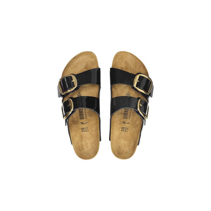 Birkenstock Arizona Big Buckle Black Synthetic Flat Sandals