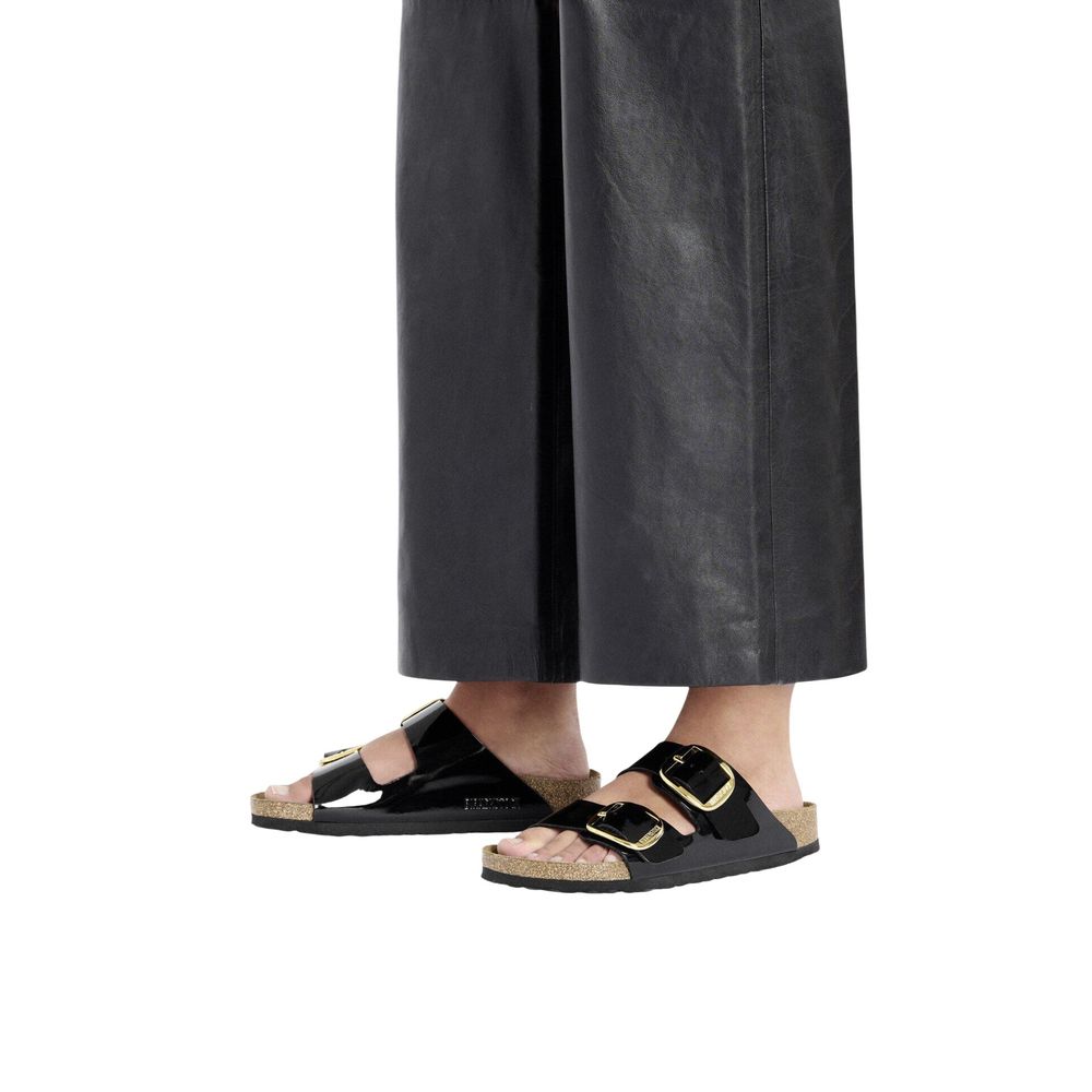 Birkenstock Arizona Big Buckle Black Synthetic Flat Sandals