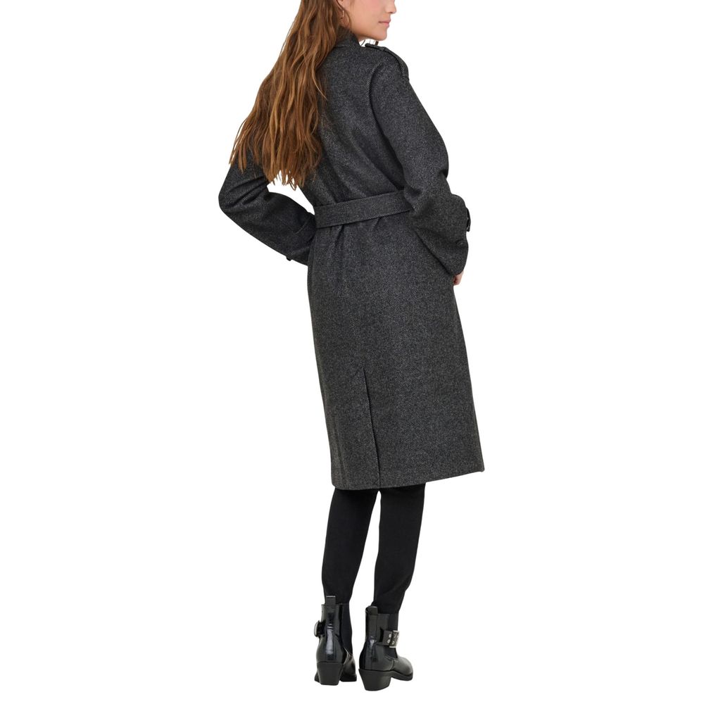 Only ONLASTA TRENCHCOAT OTW 15363034 - Grey Recycled Polyester Coat