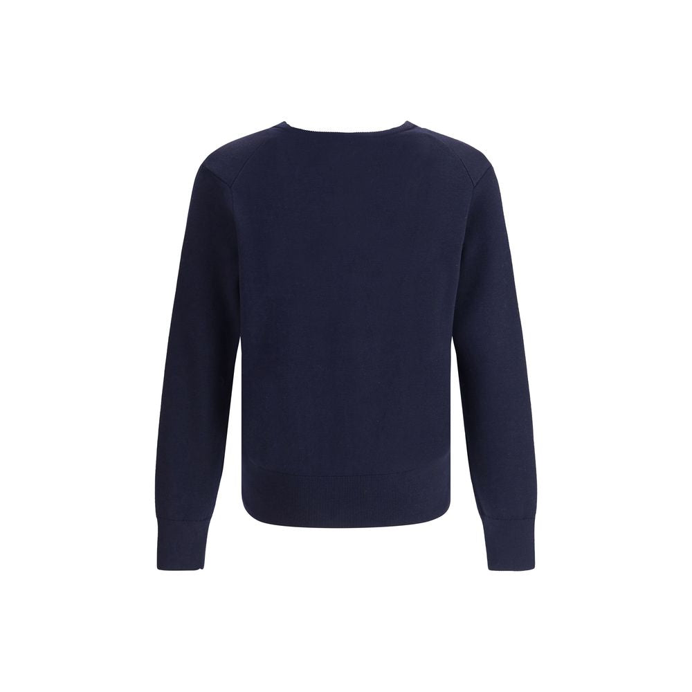 Ami Paris Blue Wool Cardigan – Effortless Parisian Chic