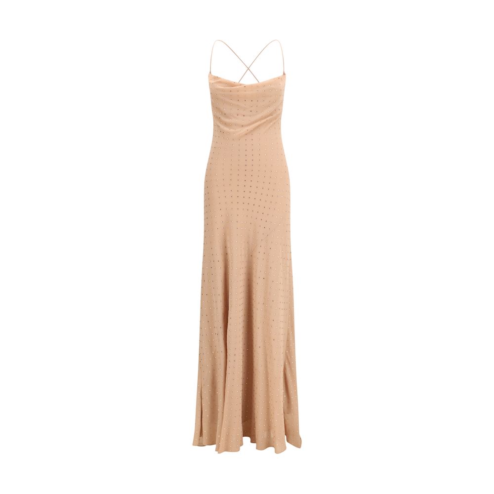 PINKO Multicolor Strass Slipdress