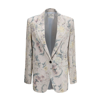 Forte_Forte Peonia My Love Hopsack Linen-Blend Jacket