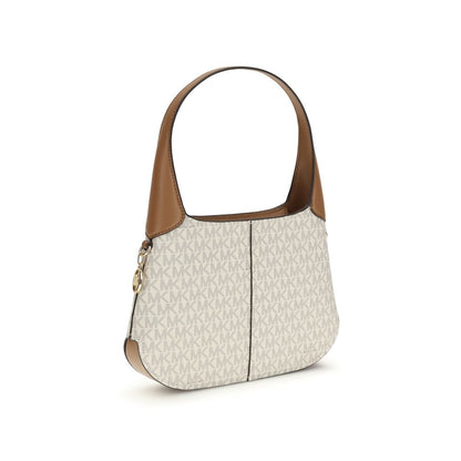 Michael Kors Beige Cotton Shoulder Bag - Small Alice
