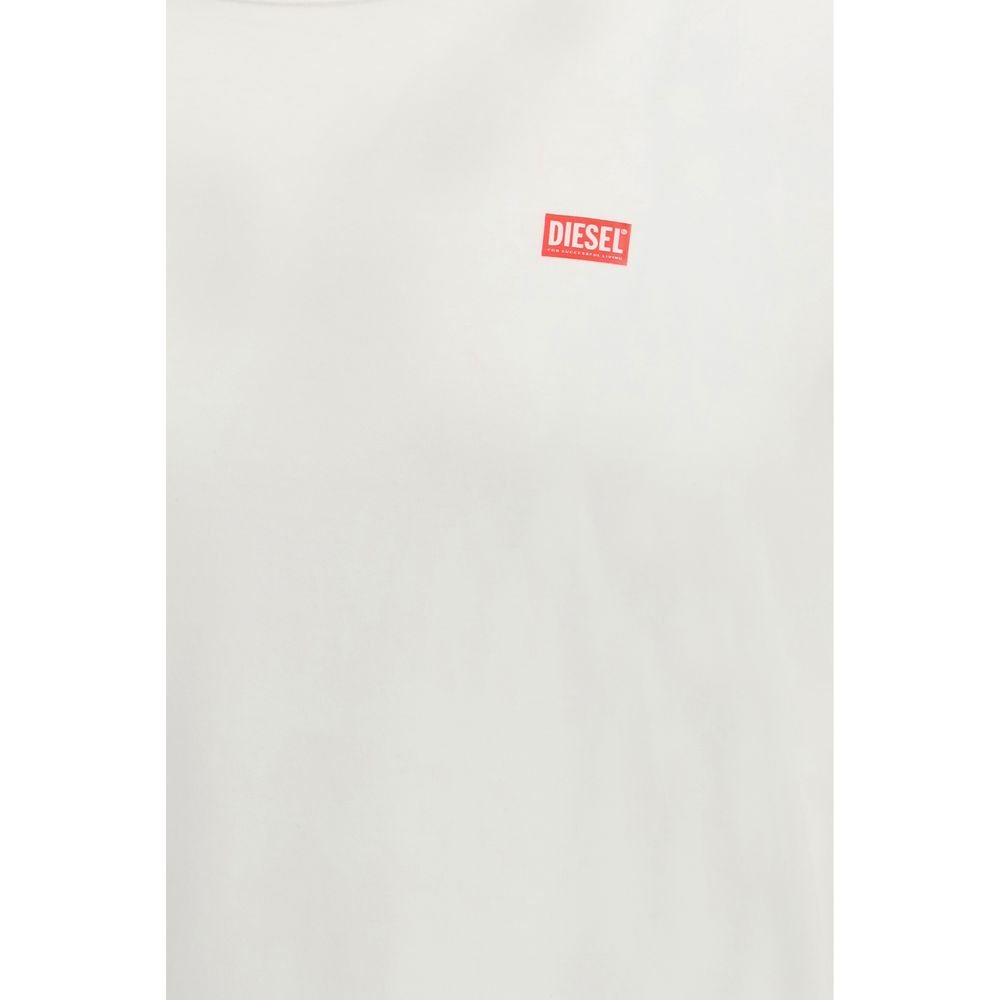 Diesel T-Angie-Od White Cotton T-Shirt