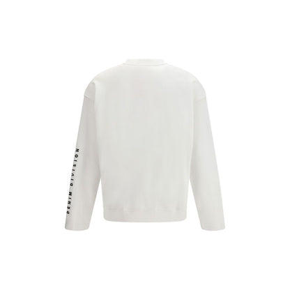 Diesel Logo Sweatshirt in White Cotton