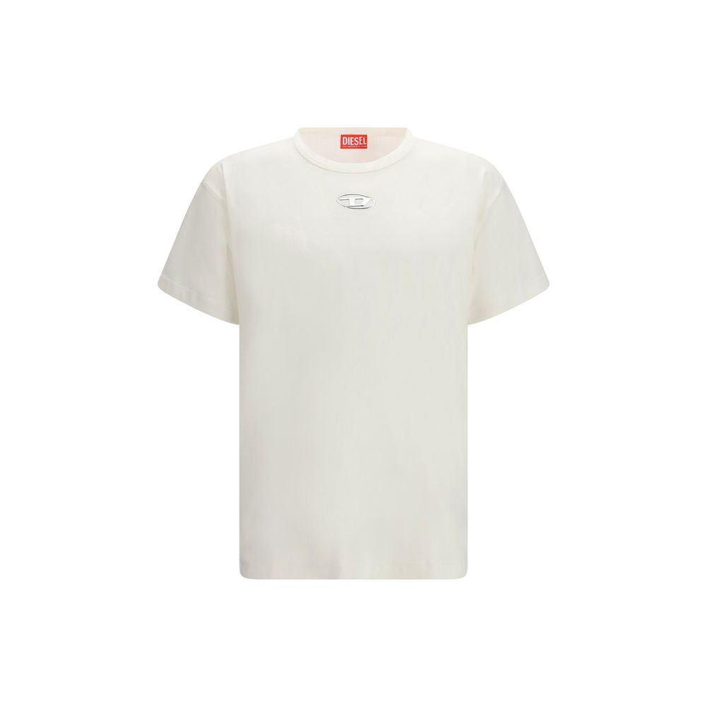 Diesel T-Norm-IOD White Cotton T-Shirt