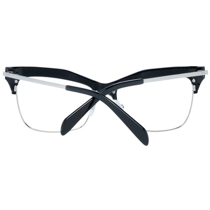 Emilio Pucci Women's Cat Eye Optical Glasses – Black Full-Rim Frame