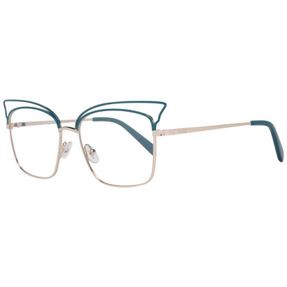 Emilio Pucci Women’s Turquoise Optical Glasses – Full-Rim Frame