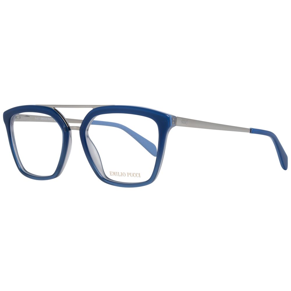 Emilio Pucci Women’s Optical Glasses – Blue Full-Rim Frame, 52mm
