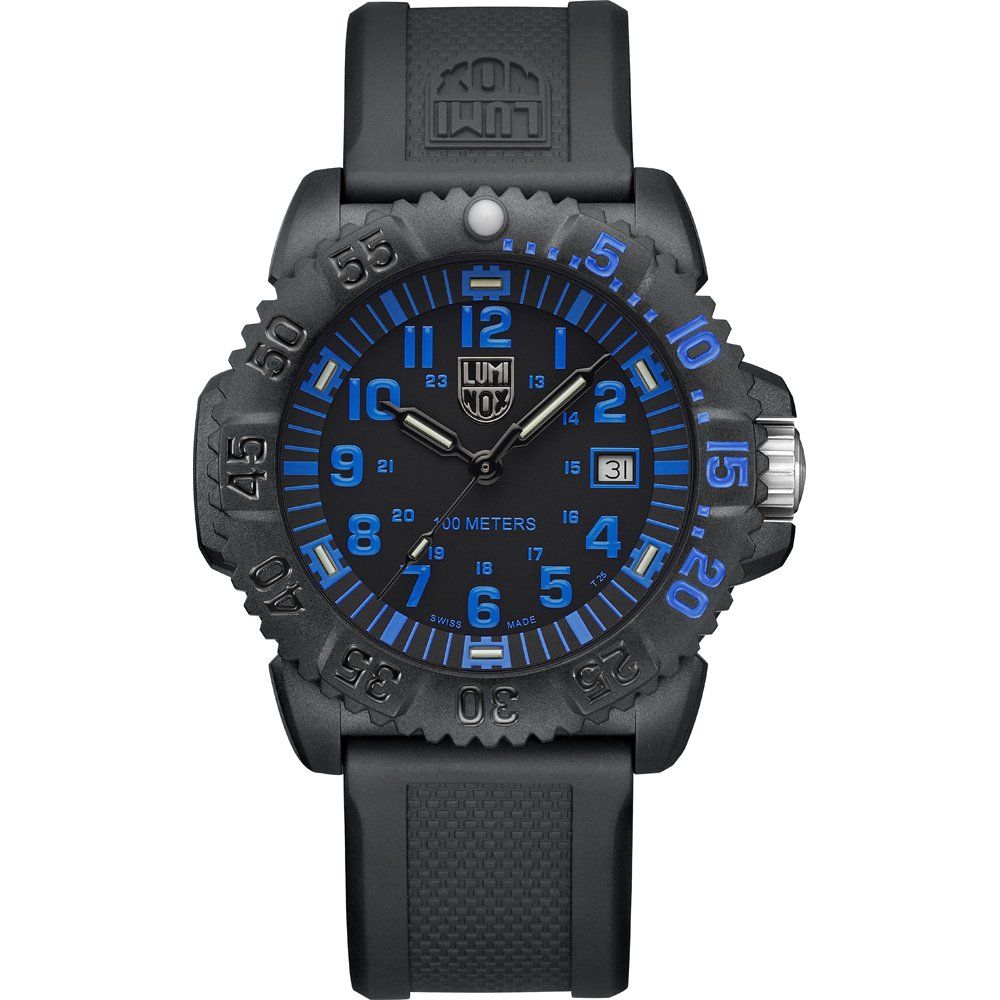 Luminox Black Resin Sport Watch for Men – Swiss Quartz, 10ATM