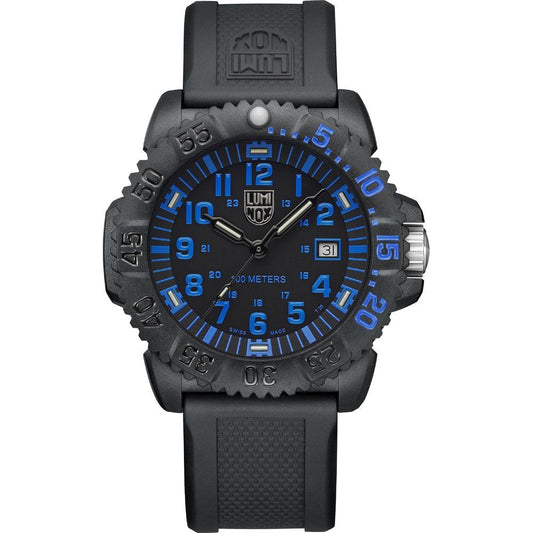 Luminox Black Resin Sport Watch for Men – Swiss Quartz, 10ATM
